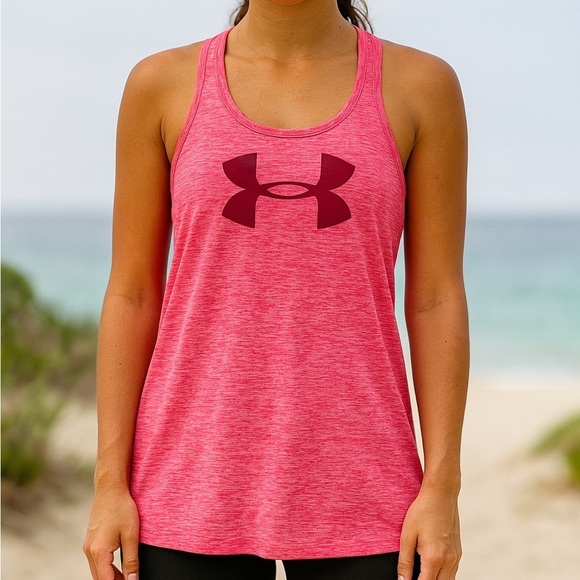Under Armour Tops - Under Armor Pink Loose Tank